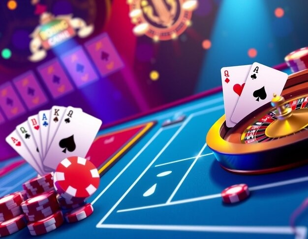 Live dealer studio showing Lightning Baccarat table with multiplier display overlay